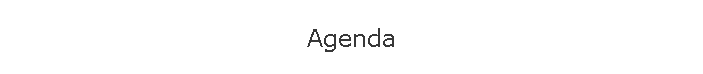 Agenda